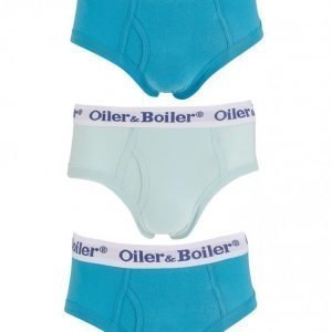 Oiler & Boiler 5015 Brief 3-Pack Plains Alushousut Sininen