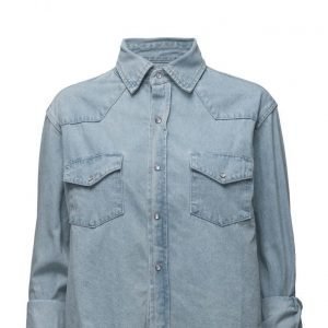 One Teaspoon Alaskan Cropped Shirt pitkähihainen paita