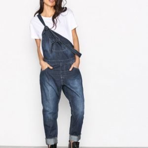 One Teaspoon Monroe Denim Overall Loose Fit Farkut Denim