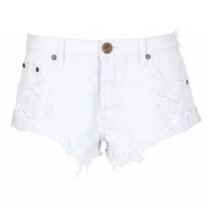 One Teaspoon White Beauty Bandits Shortsit