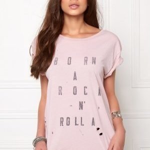 One teaspoon Rock n roller tee Pink