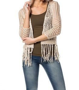 Only Aloha 3/4 Cardigan Knit Pumice Stone