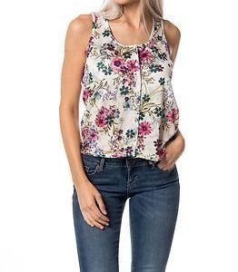 Only Elena Tank Top Purple Flower