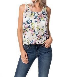 Only Elena Tank Top Yellow Flower