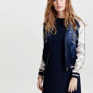 Only Embroidery Bomber Jacket Bomber-takki