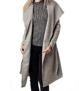 Only New Phoebe Coat Light Grey Melange