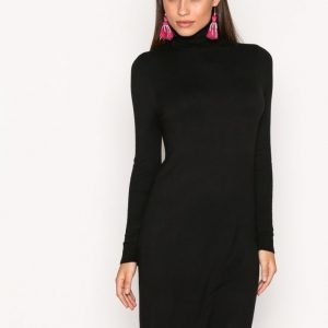 Only Onlaida L / S Rollneck Dress Knt Pitkähihainen Mekko Musta