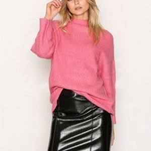 Only Onlann Faux Leather Midi Skirt Otw Minihame Musta