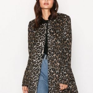 Only Onlanni Leo Coat Otw Pitkä Takki Vaaleanruskea