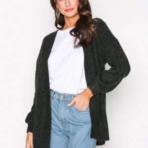 Only Onlbjork 7 / 8 Cardigan Knt Neuletakki Tummanharmaa