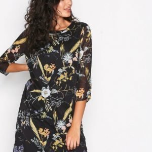 Only Onlkatrine Dress L / S Wvn Loose Fit Mekko Musta