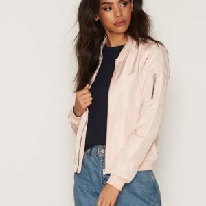 Only Onllinea Nylon Short Jacket Otw Noo Bomber Takki Peach