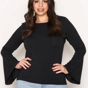 Only Onllive Love Bell Sleeve Top Arkipaita Tummansininen