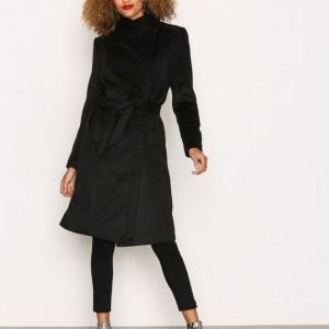 Only Onlmary Long Wool Coat Otw Pitkä Takki Musta