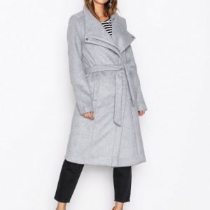 Only Onlmary Long Wool Coat Otw Pitkä Takki Vaaleanharmaa