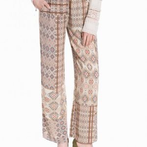 Only Onlnova Lux Desert Flared Pant Wvn Housut Vaaleankeltainen