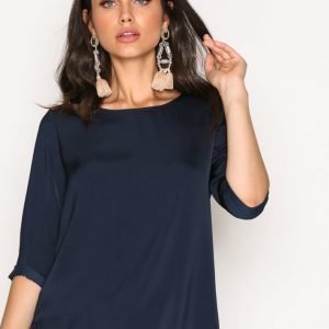 Only Onlriga 3 / 4 Sleeve Top Solid Wvn Arkipaita Tummansininen