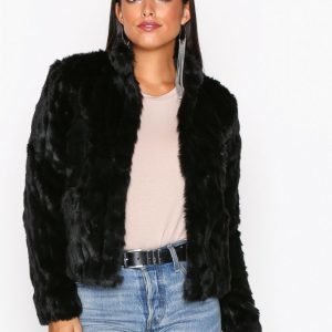 Only Onlviva Fur Jacket Otw Tekoturkki Musta