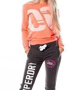 Only Play Brianna Boat Neck Sweat Bright Coral
