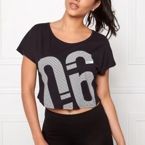 Only Play Brianna Cropped Tee Black