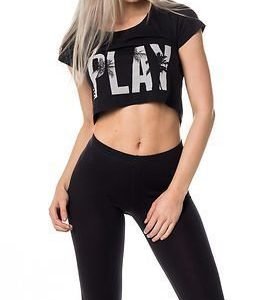 Only Play Joyelle Regular Cropped Tee Moonless Night