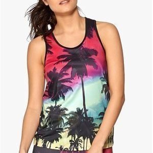 Only Play Palm Training Tank Black/Print