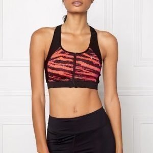 Only Play Zebra Sports Bra Bright Coral