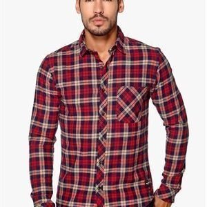 Only & Sons Carstem LS shirt Deep claret