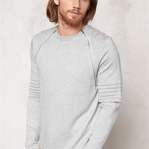 Only & Sons Crew neck knit Light grey melange