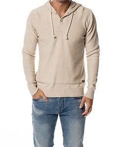 Only & Sons Daniel Hooded Knit Oatmeal