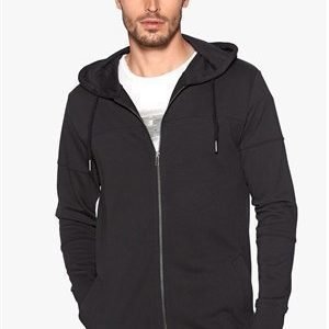 Only & Sons Davin longline zip Black