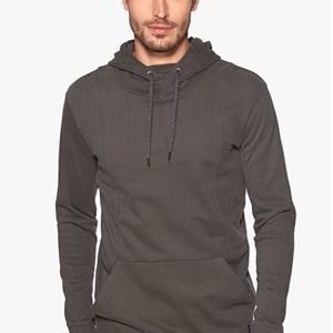 Only & Sons Dennis longline hoodie Raven