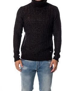 Only & Sons Dominic High Neck Knit Black