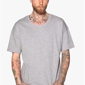 Only & Sons Edmund O-neck Tee Light Grey Melange