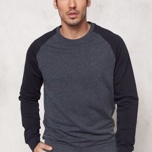 Only & Sons Fan Raglan Crew Neck Night Sky