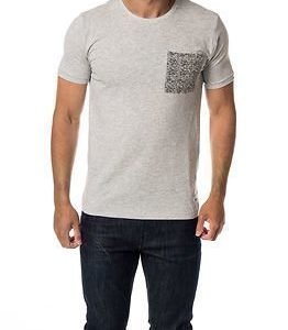 Only & Sons Kalle Fitted Tee Light Grey Melange