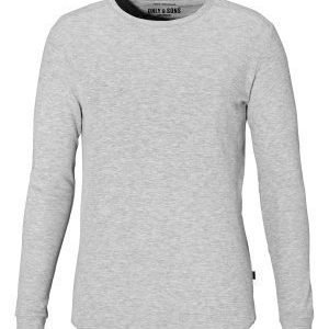 Only & Sons Karl ls structure tee Light grey melange