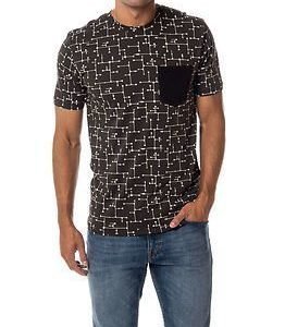 Only & Sons Kasey AOP Fitted Tee Raven