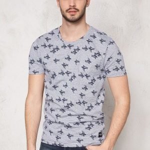 Only & Sons Last Aop O-Neck Mood Indigo