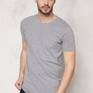 Only & Sons Mads Long O-Neck Tee Medium Grey Melange