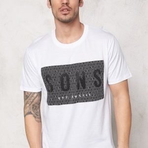 Only & Sons Maxus Reg O-neck White