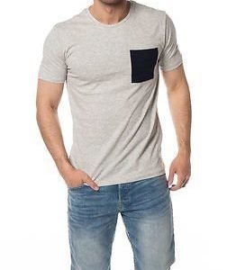 Only & Sons Mikka Pocket O-Neck Light Grey Melange