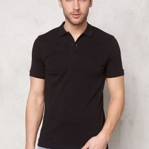 Only & Sons Pique Polo Black