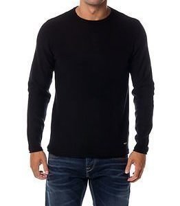 Only & Sons Sam Plain Crew Neck Knit Black