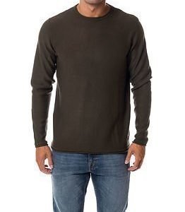 Only & Sons Sam Plain Crew Neck Knit Forest Night
