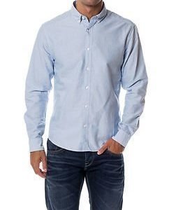 Only & Sons Sebastian LS Oxford Shirt Light Blue Denim