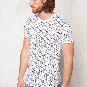 Only & Sons Soul O-Neck AOP Tee White