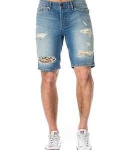 Only & Sons Weft Destroyed Shorts Light Blue Denim