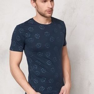 Only & Sons Zeon Aop O-Neck Mood Indigo