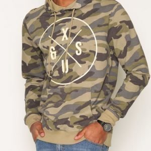 Only & Sons onsCAMO Hoodie Exp Pusero Tummanvihreä